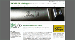 Desktop Screenshot of hubertus-solingen.com